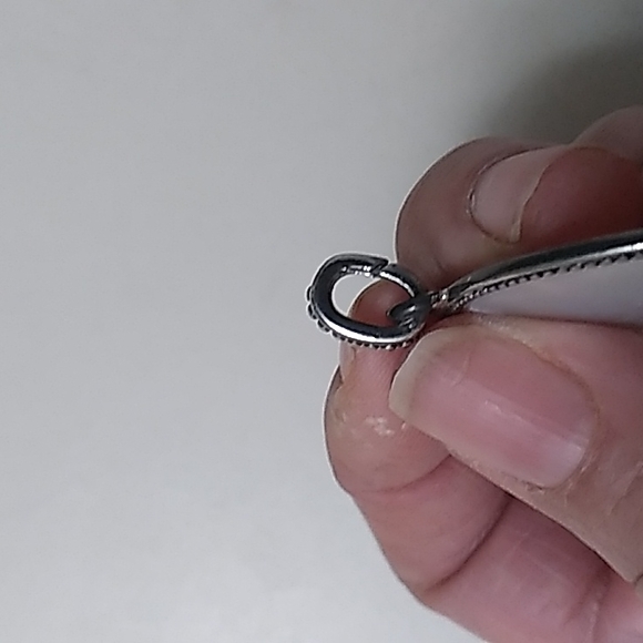 Vintage Silver Opal Pendant - Picture 4 of 5